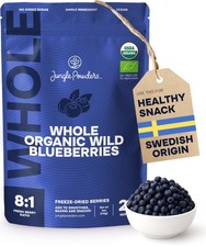 Organic Blueberries Fresh Freeze Dried Fruit 4 Ounce Bag - Made From Frozen W...