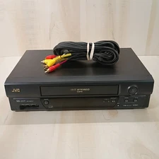 JVC HR-A591U VCR VHS Player 4-Head Hi-Fi Stereo No Remote Tested