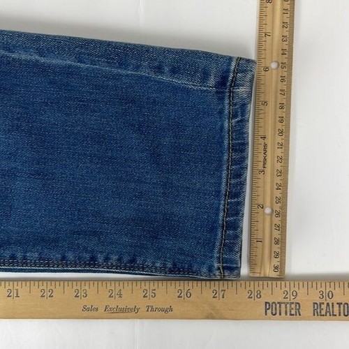 NY&C New York & Company Women Slim Slouch Distress Stretch Jeans 34x27.5 size 12 - Picture 15 of 17