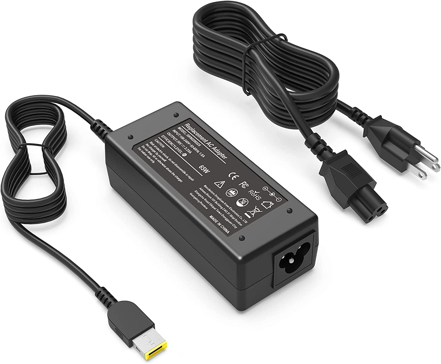 Replacement 65W Lenovo Laptop Charger for Lenovo Thinkpad T470 T470S T460 E531 E