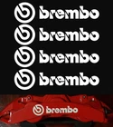 BREMBO FRONT & REAR GT GRAND TURISMO LOGO DECAL STICKER CALIPER BRAKE SET OF 4
