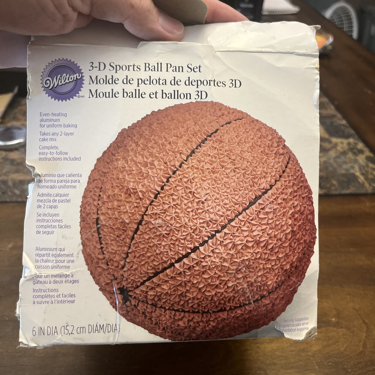 Cake Mould Soccer Ball Baking Pan Wilton 3D Sports Ball Pan Set - Main Image