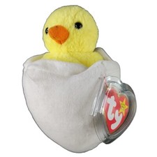 TY Beanie Baby Eggbert the Egg & Chick Hatching Retired 1999 Cottage Easter Rare