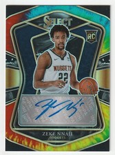 2020-21 SELECT TIE DYE PRIZM ZEKE NNAJI RC AUTO 18/25 DENVER NUGGETS
