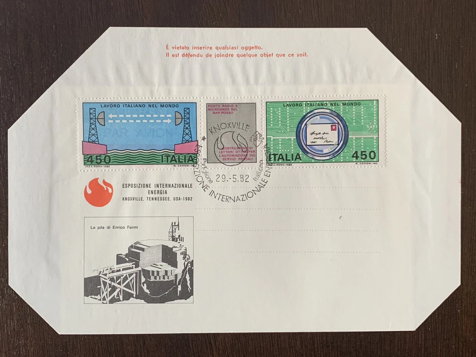 1982 ITALIA CORREO Y TELECOMUNICACIONES ADMINISTRACIÓN RECUERDO CARPETAS Y CUBIERTA Foto 2 de 4