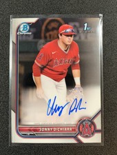 2022 Bowman Draft Chrome Sonny DiChiara AUTO CDA-SD Angels