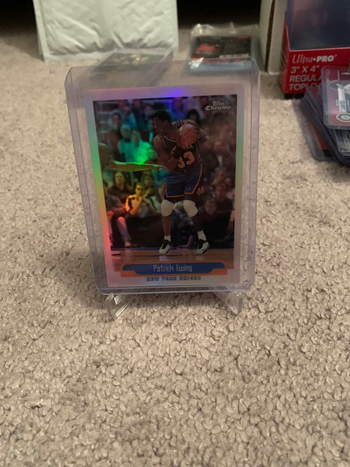 1999-00 Topps Chrome PATRICK EWING Refractor #223 Knicks HOF