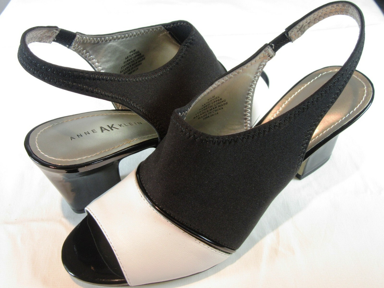 anne klein white sandals