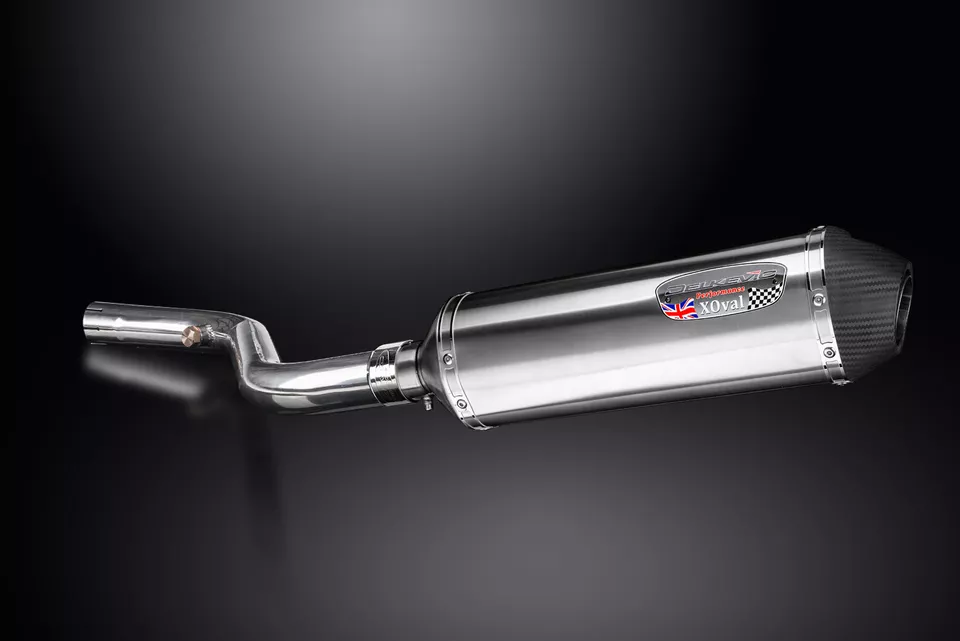 BMW R1150RT 2001-05 Delkevic Slip On 13.5" X-Oval Kit de silenciador de escape de acero inoxidable Foto 3 de 4