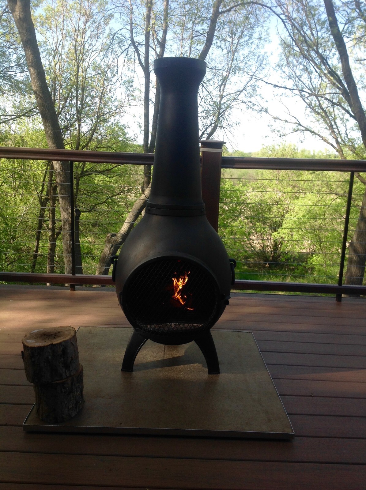 Fire pit Deck Protector - DeckProtect (TM), Outdoor Fireproof Deck ...
