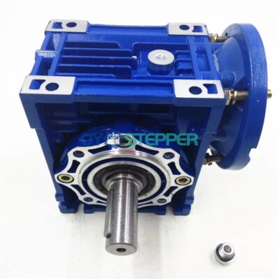 Worm Gearbox Speed Reducer Input 19mm 10/15/20/25/30/50/60/80:1 NMRV050 80B14