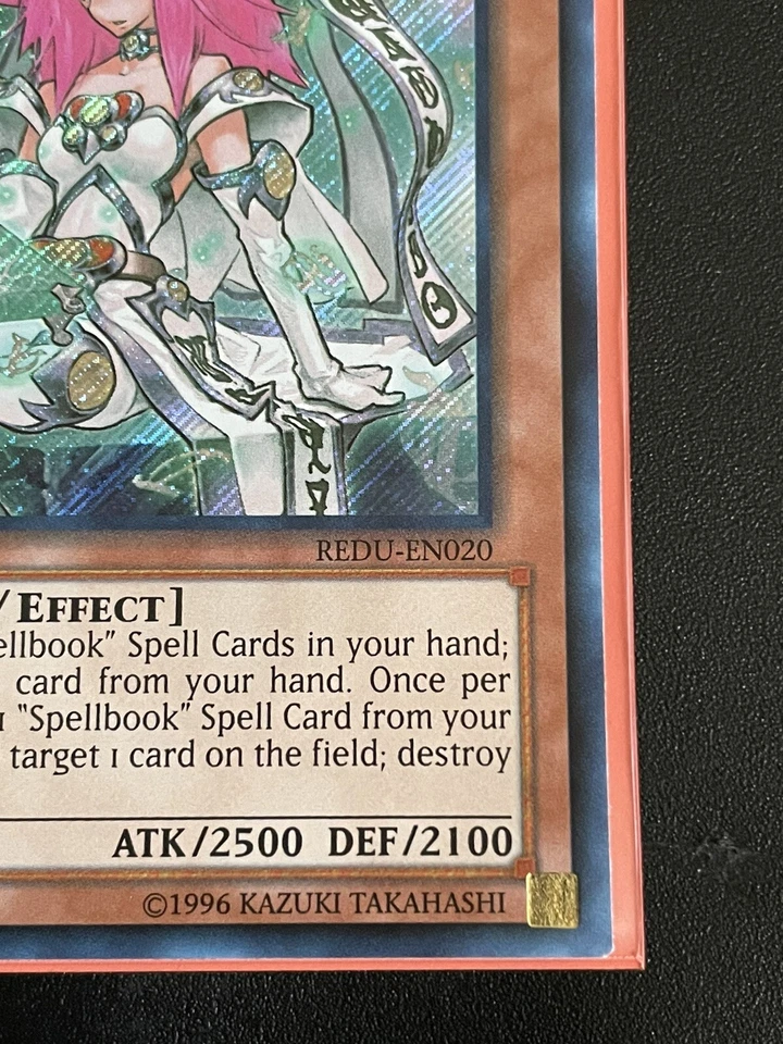 Yugioh High Priestess of Prophecy REDU-EN020 Secret Rare 1st Ed NM - Image 3 of 4