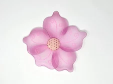 Flower Decor Made Of Nylon Clip On (Pink)