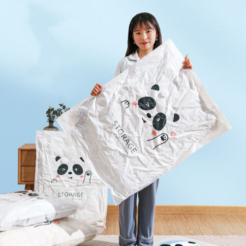 Reusable Vacuum Bag with Pump Cover Extra Large for Blanket Bedding Comforters - Bild 1 von 19