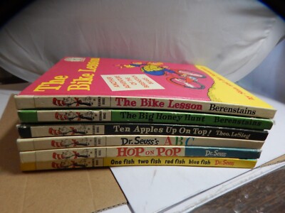 I Can Read It All By Myself Begginner Books Lot Of 6 HC Titles Dr Seuss ABC/+