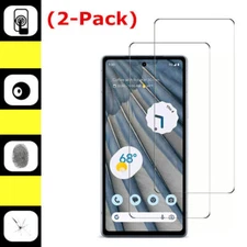 2-Pack Premium Real Tempered Glass Screen Protector For Google Pixel 7a