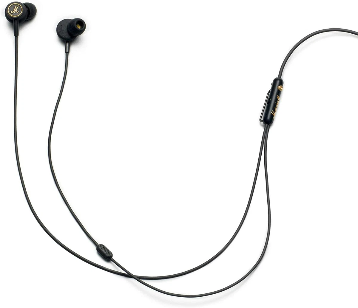 Marshall Mode EQ in Ear Headphones Black Brass 4090940 100