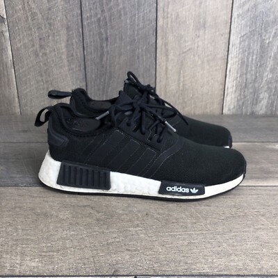 Adidas Originals Big Kid's NMD R1 Refined Shoes Black H02333