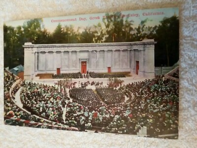KARTE;KALIFORNIEN;BERKELEY RAUSSER COLLEGE BEGINNSTAG,GRIECHISCHES THEATER ca1900