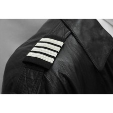 Aero Phoenix Professional Pilot Epaulets - Four Metallic Silver Bars - Velcros