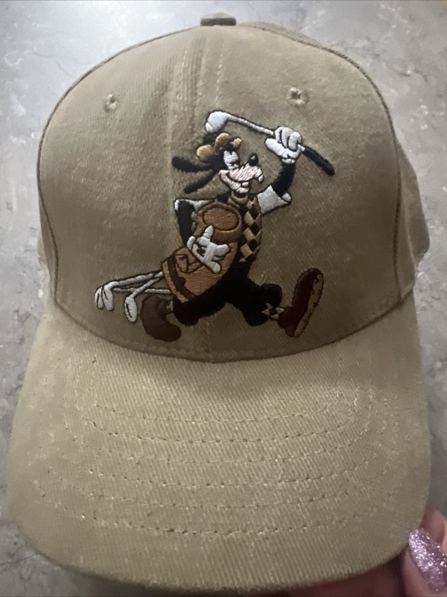 Vintage Disney Golf Collection Goofy Cotton Brown Leather Strap