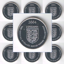 Sainsburys 2004 Euros England Single Football Coin ? Various Choice Teams