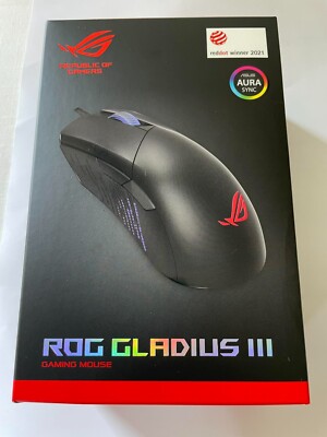 ASUS ROG GLADIUS III Gaming-Maus - Schwarz