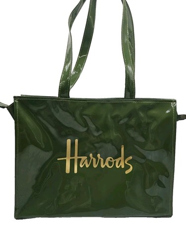 Vintage Harrods London Knightsbridge Shirt Large Embroidered 90s