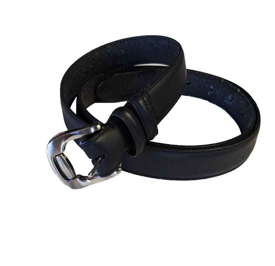 Cinturones de cuero negro Wrangler para hombres