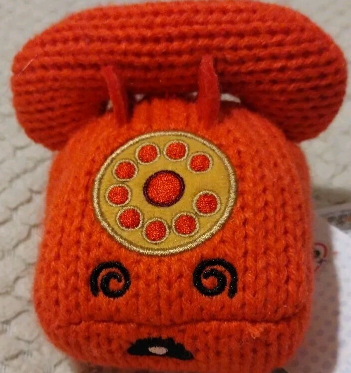 Roto The Telephone Ami Amis Crocheted Plush (Wave 2)Jakks Pacific NWT