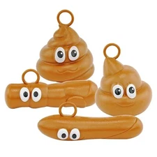 Fairly Odd Novelties Poop Ornaments, Brown