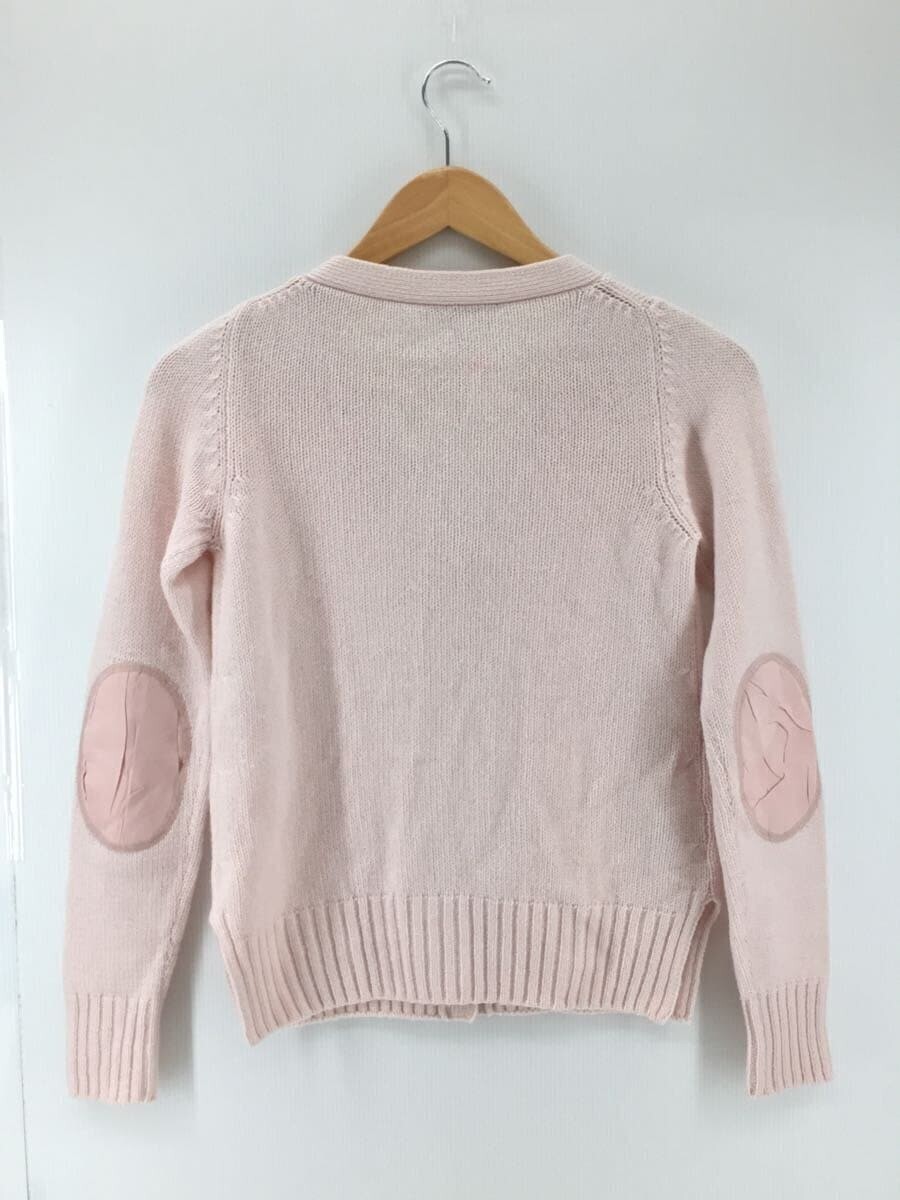 PRADA cardigan (thin 38 cashmere silk Pink p25805 elbow