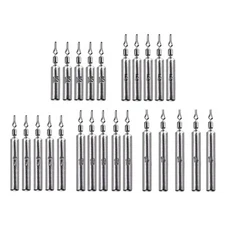 25in1 Reaction Tackle Bulk- Skinny Lead Drop Shot Weights and Sinkers - Size Set