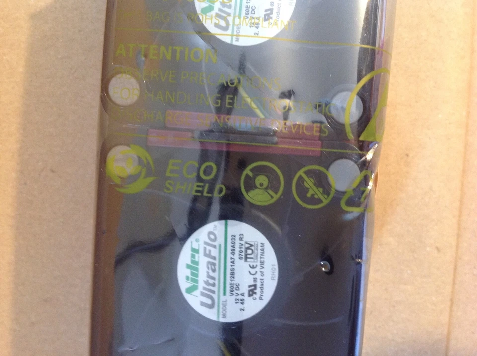 NIDEC ULTRAFLO DC 12V NIDEC 6cm V60E12BS1A7-09A032 2.45A For HP DL380G6/G7 FAN - Image 2 of 4