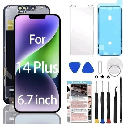 For iPhone 14 Plus LCD Touch Screen Digitizer Assembly Replacement Display