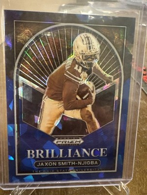 2023 Panini Prizm Draft Picks - Brilliance Jaxon Smith-Njigba #BR-21 Blue Ice...