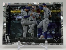 Dodgers Swagger 2025 Topps Series 1 #255 Diamante Foil