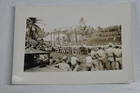 Vintage Original WWII WW2 Photograph Military Baseball Game Trimble Field USMC