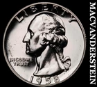 1958 Silver Washington Quarter-Choice Gem Proof Lustrous No Reserve #G8594