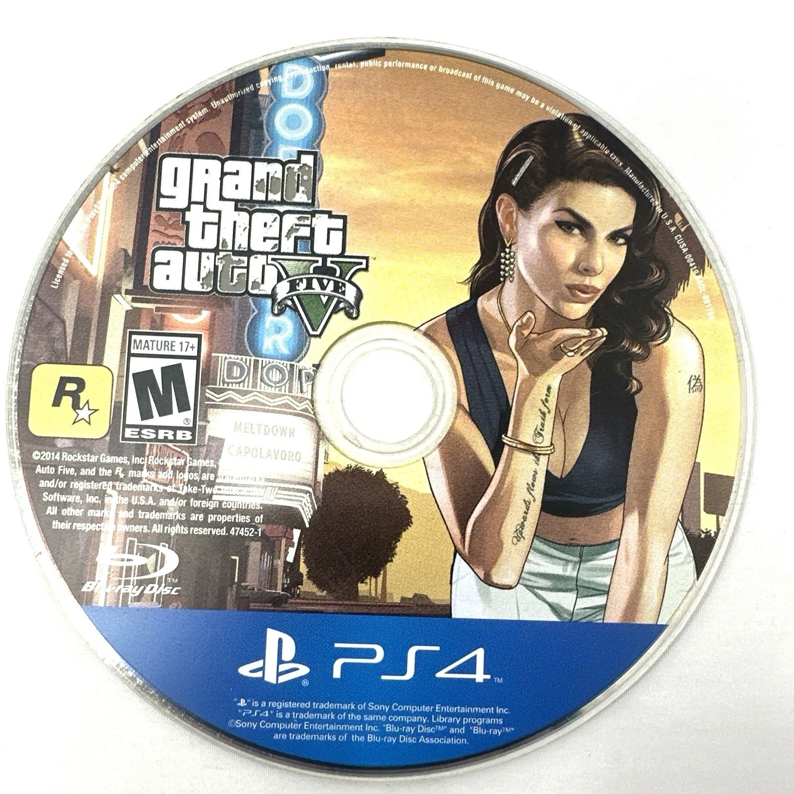 Grand Theft Auto V PS4 Disc Only Rockstar Games