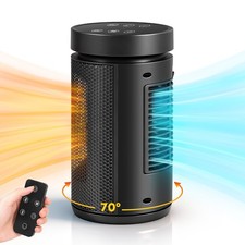 Image of 2000W Space Heater Portable PTC Heaters Indoor Room Heater Thermostat Remote 70°