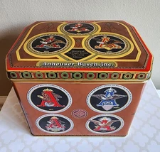 Anheuser-Busch Budweiser Historical A & Eagle Series Tin 1930 Edition Meister