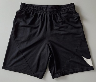 NIKE DRI-FIT SHORTS HBR - GR. XL - SCHWARZ - GROSSES SWOOSH LOGO