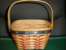 Longaberger 2001 Hostess Inaugural Hostess Appreciation Basket Swing Handle