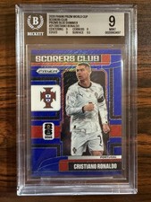 Ronaldo Panini Prizm 2026 FIFA World Cup Scorers Club Blue Shimmer /8 #21 🔥🔥🔥