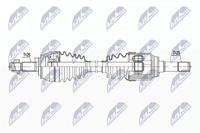 Antriebswelle Nty NPW-FT-049 FüR Fiat Bravo 2 Jet 198AXF1B 198AXG1B Multijet