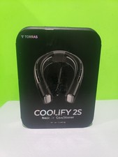 TORRAS Coolify 2S Smart 3-in-1 Neck Air Conditioner Cooling Heating Fan Black