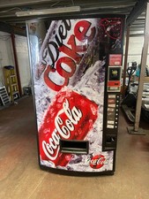 Used Coca-Cola Vending Machine Commercial Cold Drink Vendor Untested/No Warranty