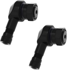 2 Pcs 90 Degree Tire Valve Stems Aluminum Alloy Wheel Valve Stem Color Black