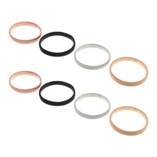 8 Pcs Men's Armbands Shirt Sleeve Holder Holders for Dress Stays Elastic
